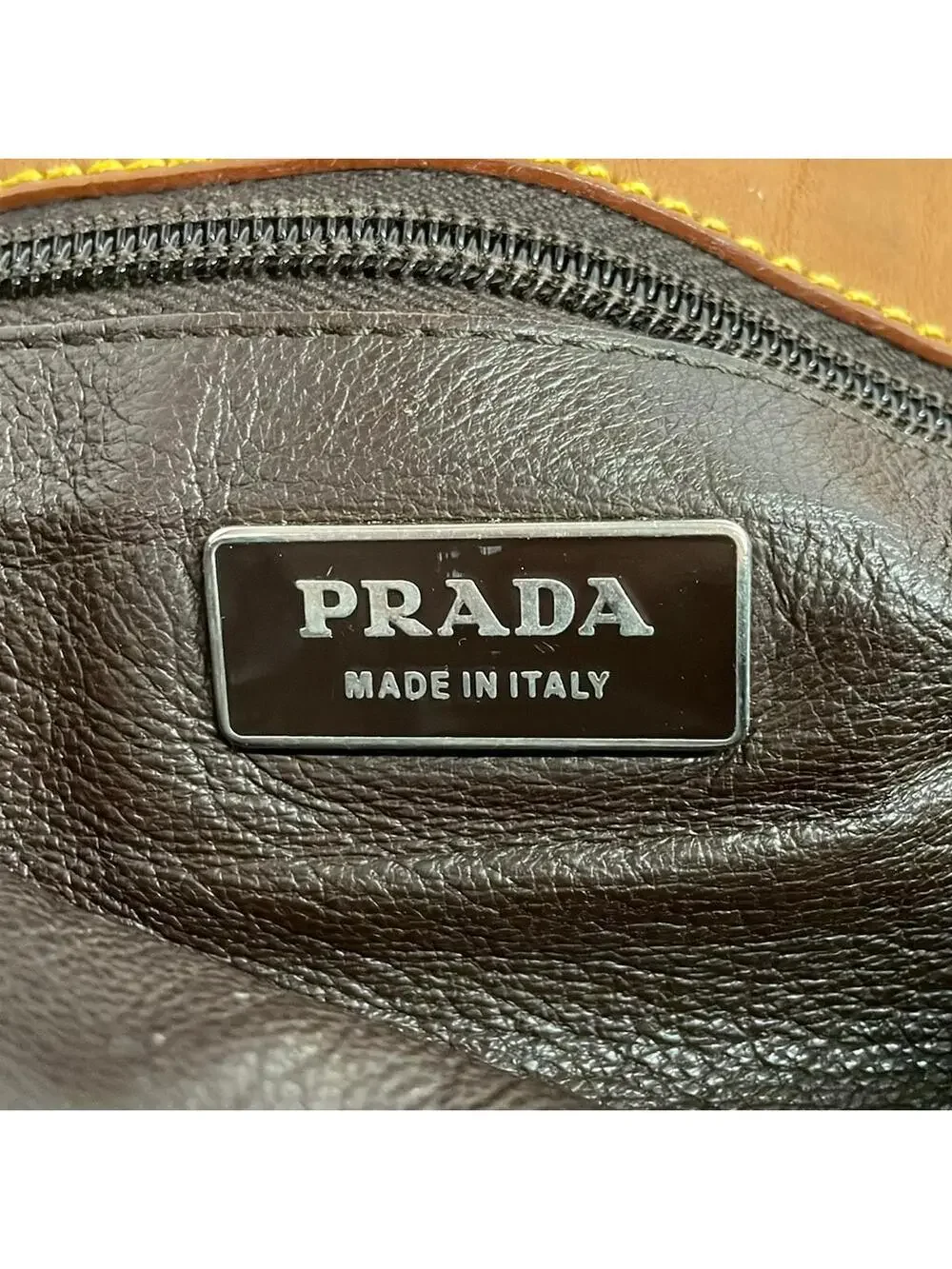 Prada Shoulder Bag Light Brown Leather #339897P43B